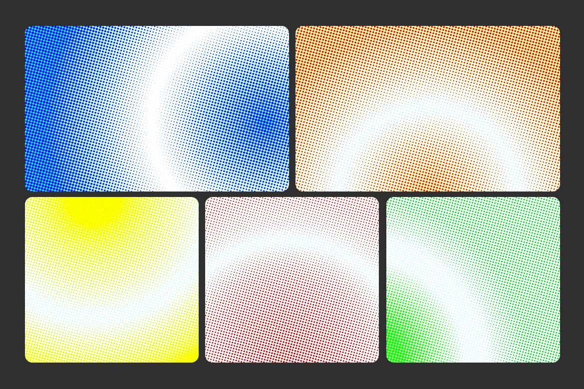5款极简色彩半色调背景 Minimalist Color Halftone Background插图1 5款极简色彩半色调背景 Minimalist Color Halftone Background