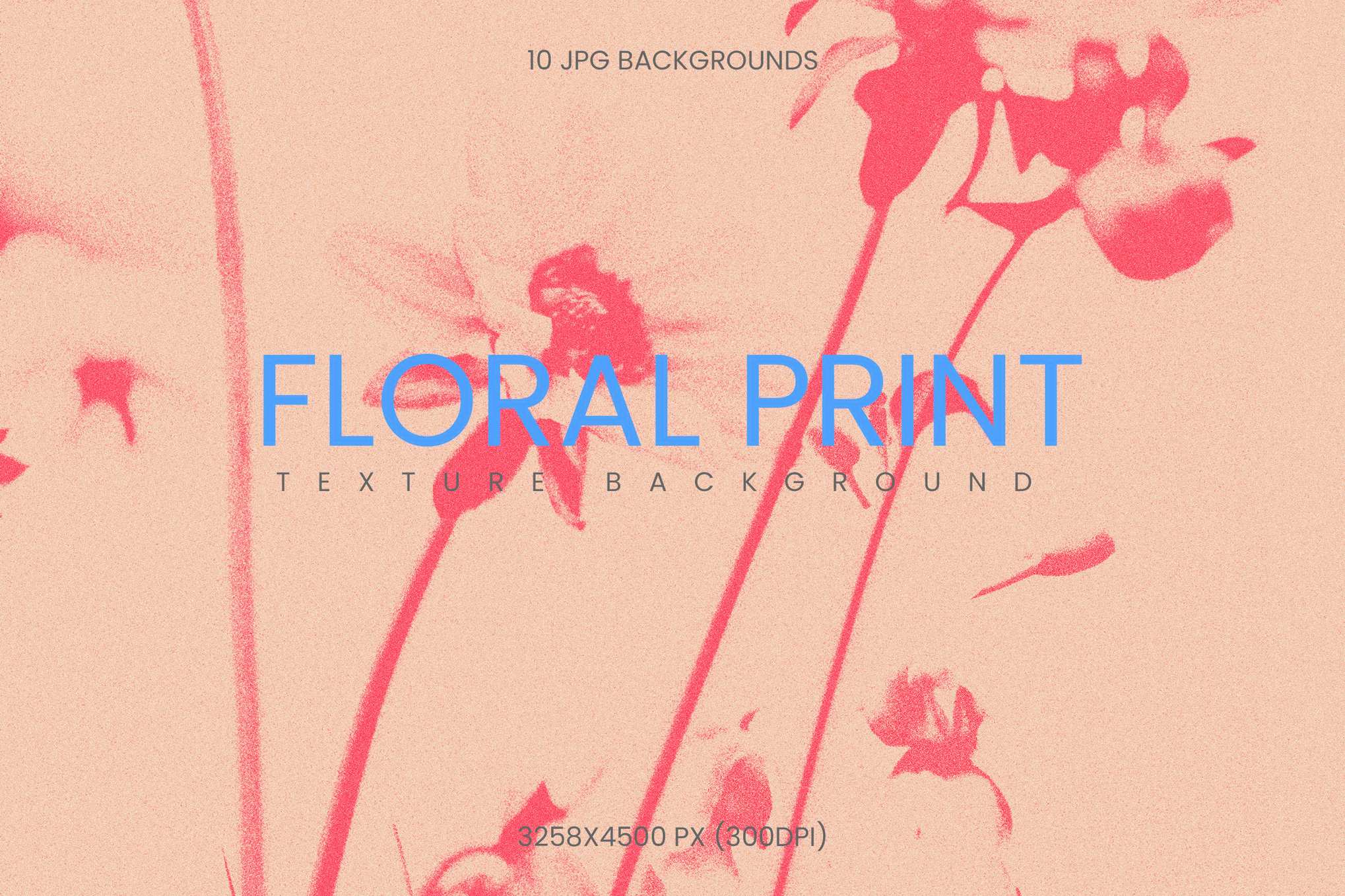 10种复古花卉印花纹理背景 Floral Print Vintage Texture Background插图 10种复古花卉印花纹理背景 Floral Print Vintage Texture Background