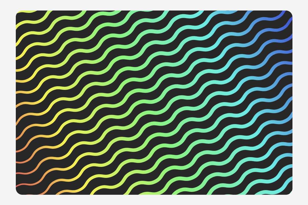 霓虹光谱波浪线渐变背景 Chromatic Diagonal Waves Background插图2 霓虹光谱波浪线渐变背景 Chromatic Diagonal Waves Background