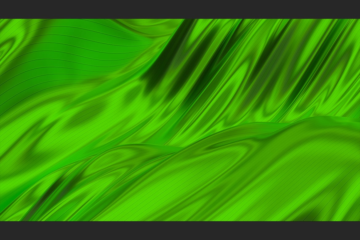 4款绿色波浪条纹3D背景 Green Striped Wave 3D Background插图2 4款绿色波浪条纹3D背景 Green Striped Wave 3D Background