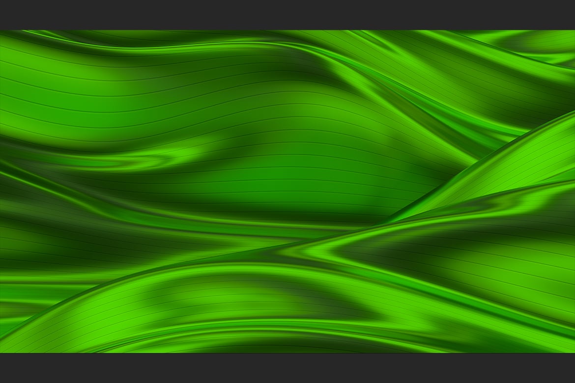 4款绿色波浪条纹3D背景 Green Striped Wave 3D Background插图4 4款绿色波浪条纹3D背景 Green Striped Wave 3D Background