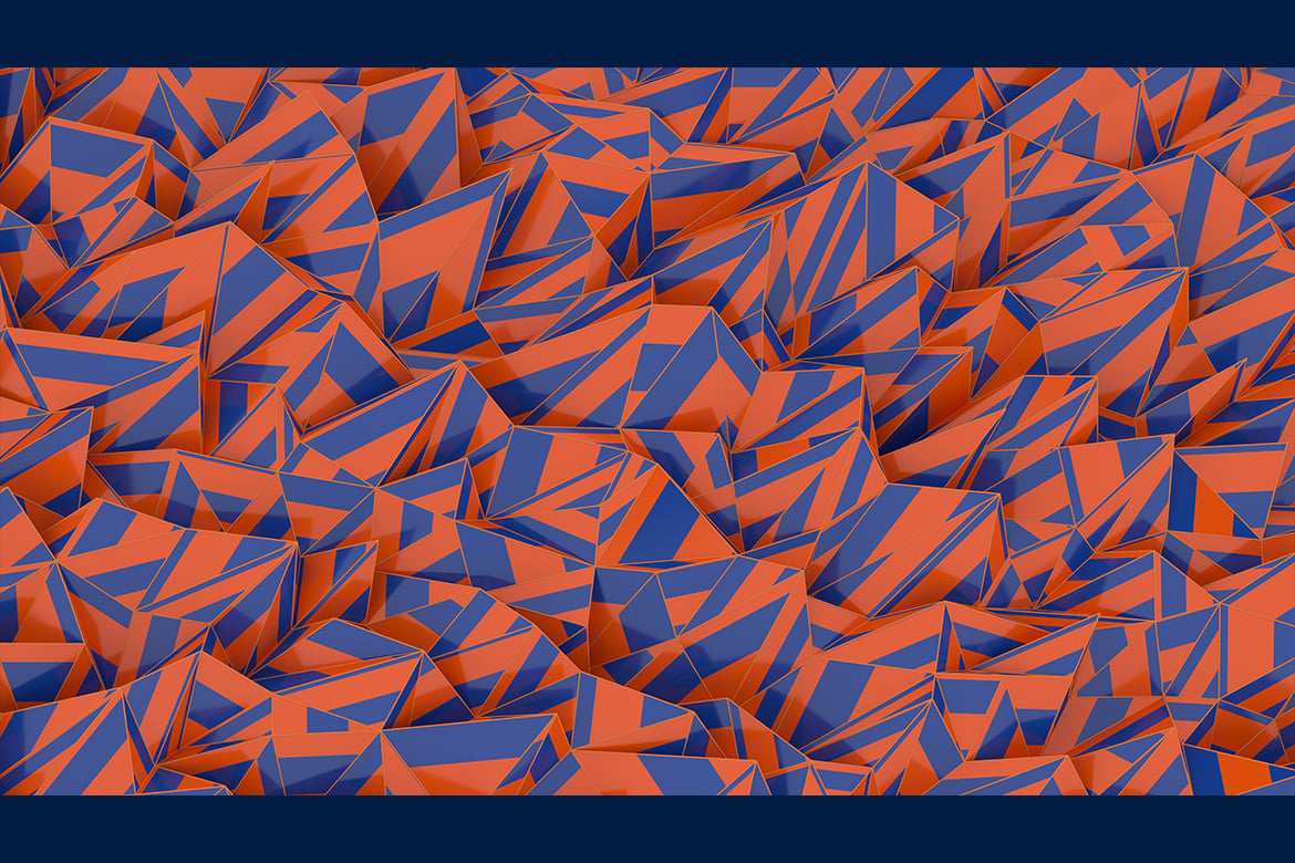 5款橙蓝多边形条纹3D背景 Orange Blue Polygonal Striped 3D Background插图3 5款橙蓝多边形条纹3D背景 Orange Blue Polygonal Striped 3D Background