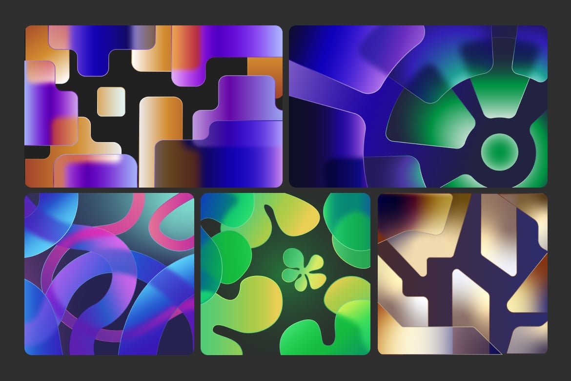 5款分层渐变面板背景 Layered Panels Gradient Background插图5 5款分层渐变面板背景 Layered Panels Gradient Background