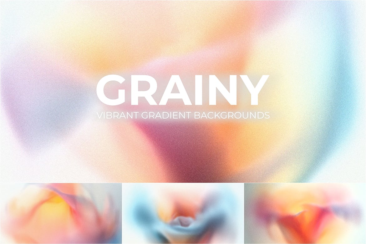 10个鲜明颗粒渐变背景 10 Vibrant Grainy Gradient Backgrounds插图1 10个鲜明颗粒渐变背景 10 Vibrant Grainy Gradient Backgrounds