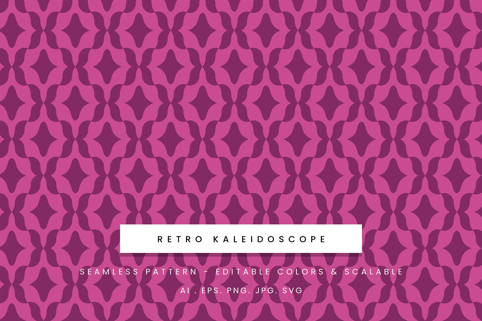 复古万花筒循环背景图案素材 Retro Kaleidoscope Pattern插图 复古万花筒循环背景图案素材 Retro Kaleidoscope Pattern