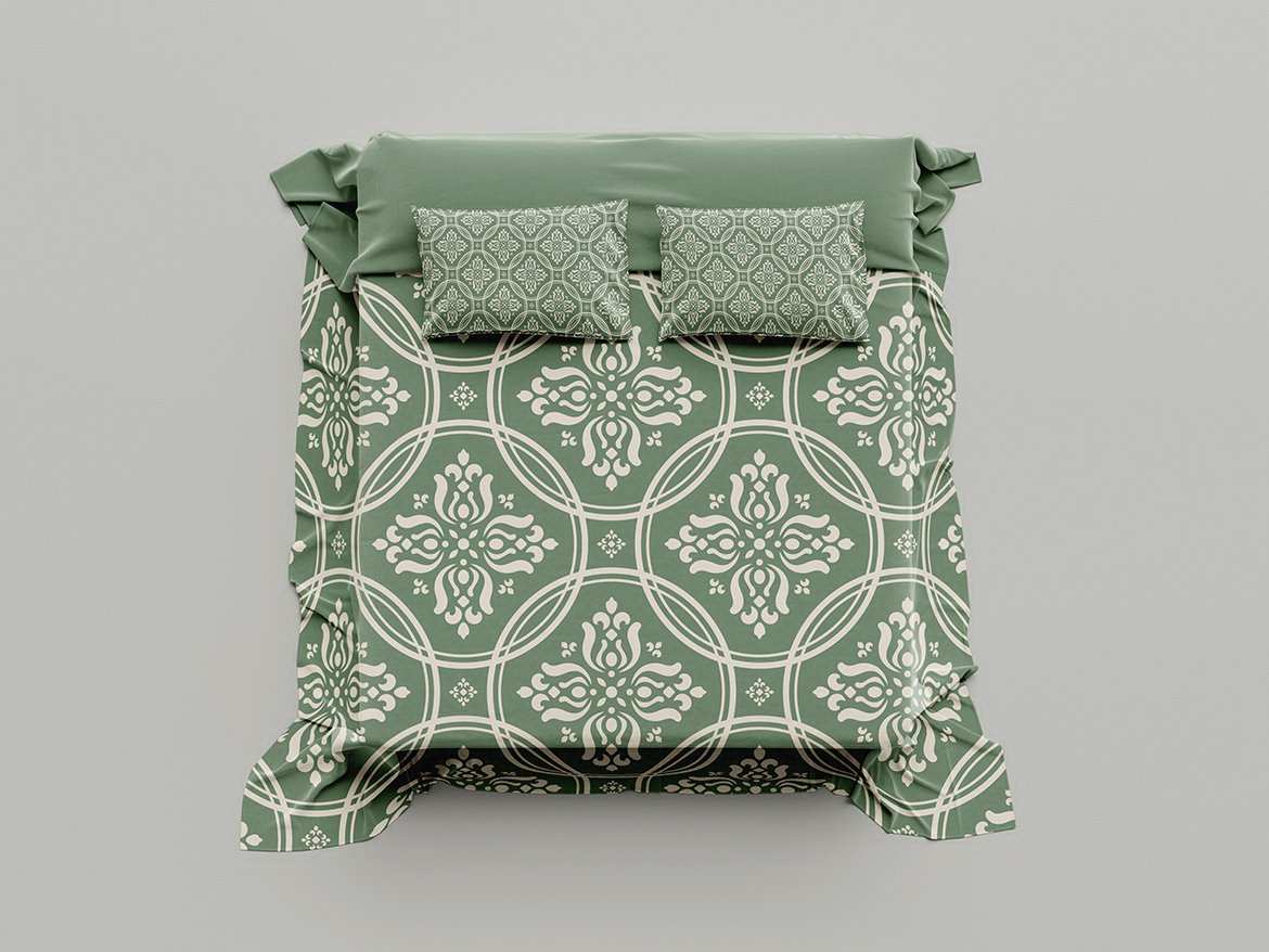 复古锦缎瓷砖纹理图案素材 Vintage Damask Tile Pattern插图1 复古锦缎瓷砖纹理图案素材 Vintage Damask Tile Pattern