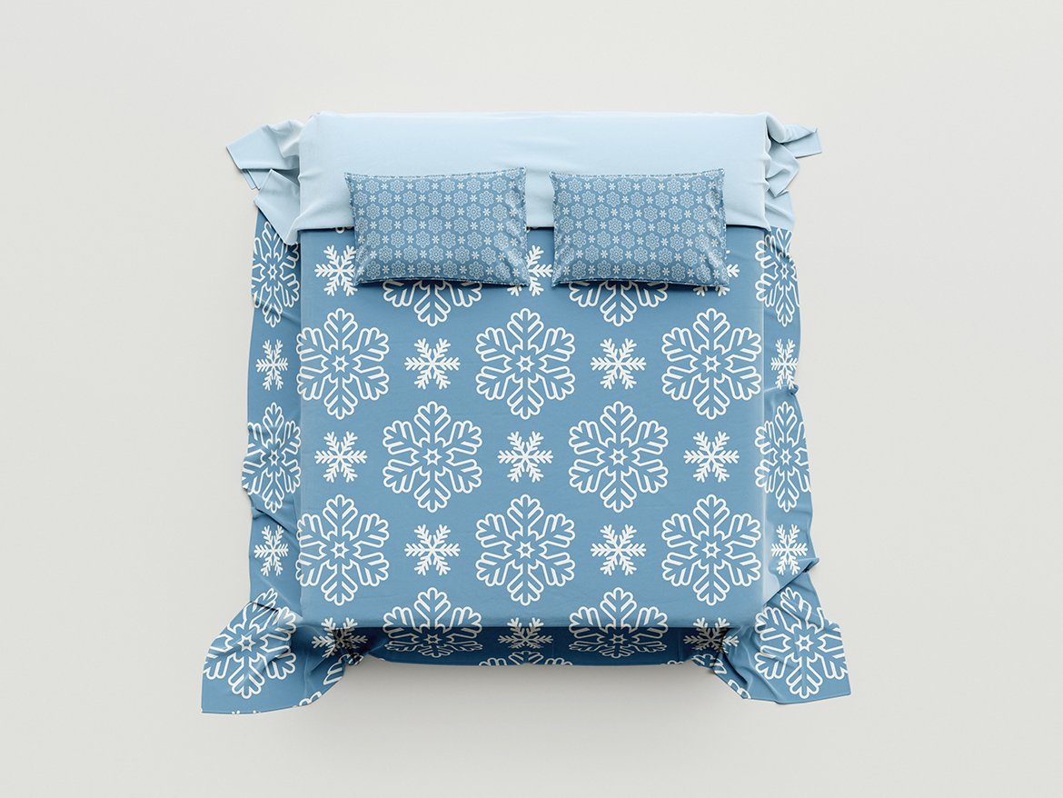 冬季唯美雪花背景图案素材 Winter Flakes Pattern插图5 冬季唯美雪花背景图案素材 Winter Flakes Pattern
