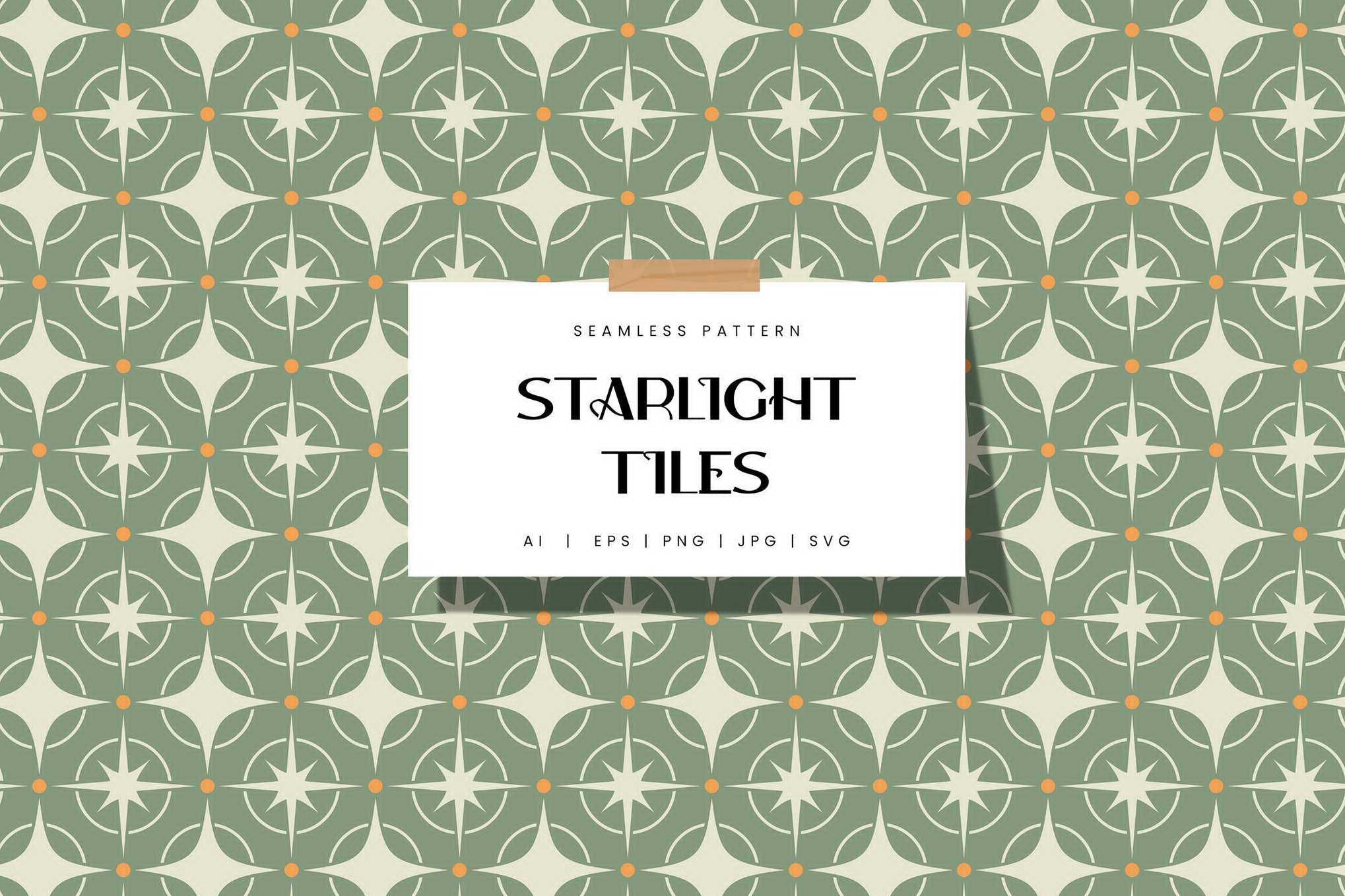 星光瓷砖背景图案素材 Starlight Tiles Pattern插图 星光瓷砖背景图案素材 Starlight Tiles Pattern