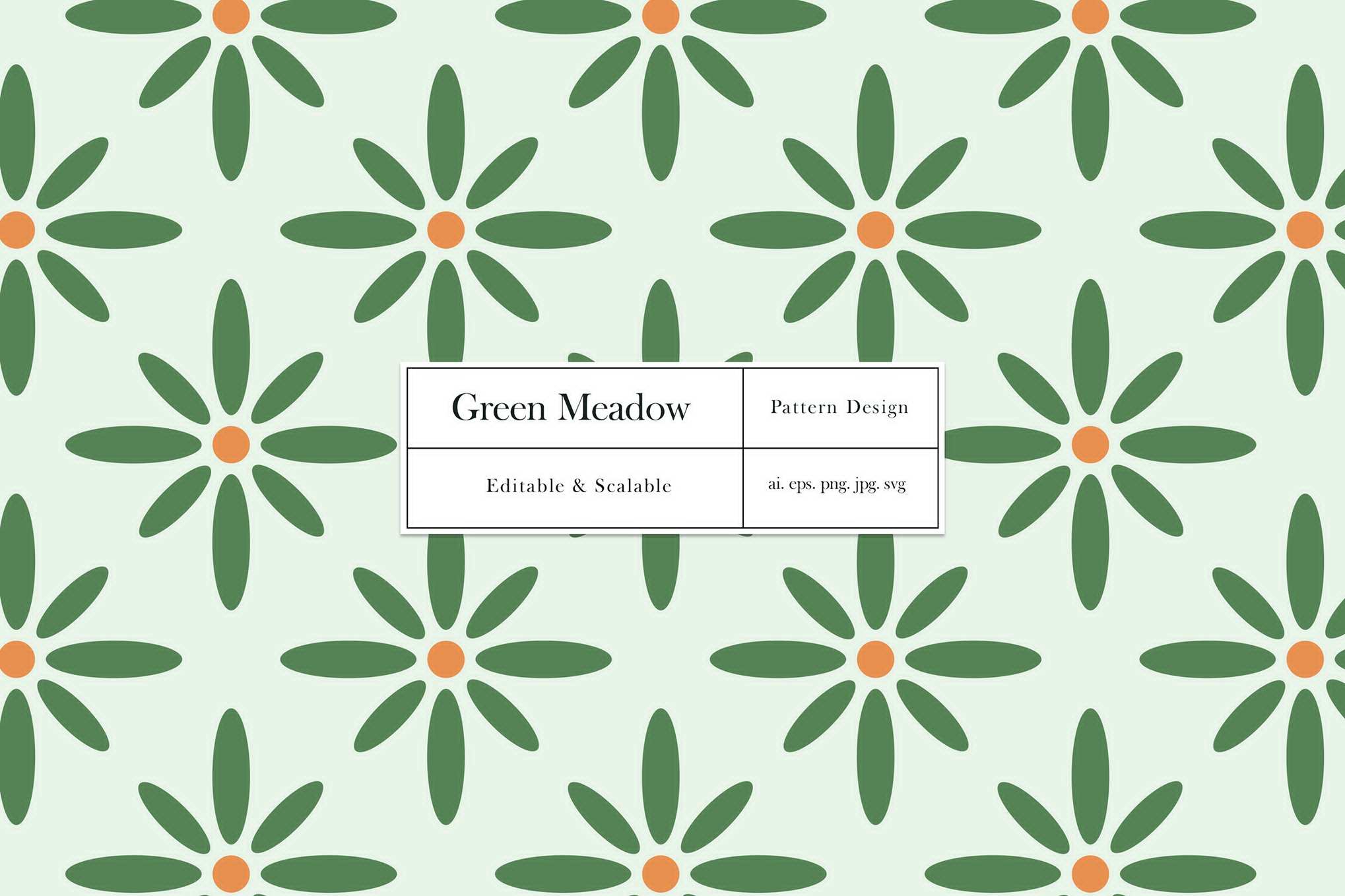绿色草地自然背景图案素材 Green Meadow Pattern插图 绿色草地自然背景图案素材 Green Meadow Pattern