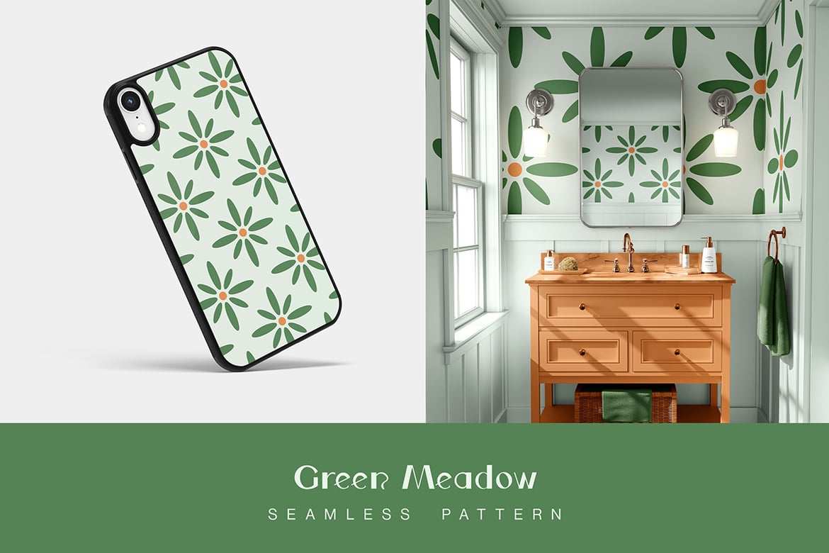 绿色草地自然背景图案素材 Green Meadow Pattern插图6 绿色草地自然背景图案素材 Green Meadow Pattern