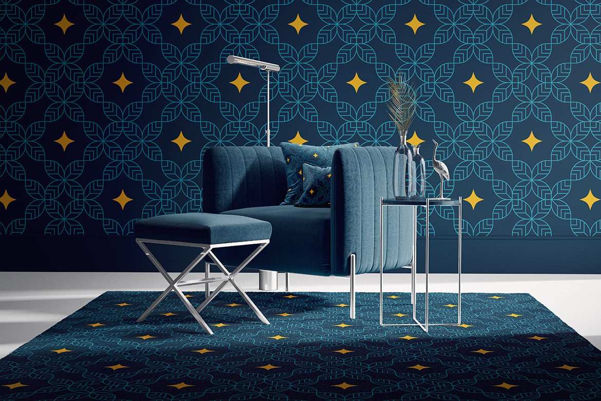 皇家蓝星形马赛克图案素材 Royal Blue Star Mosaic Pattern插图5 皇家蓝星形马赛克图案素材 Royal Blue Star Mosaic Pattern