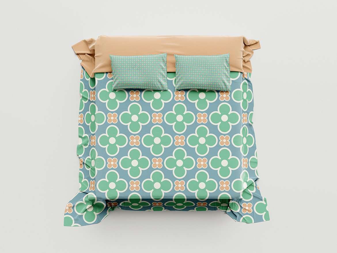 欢乐四叶草背景图案素材 Cheerful Clover Pattern插图2 欢乐四叶草背景图案素材 Cheerful Clover Pattern