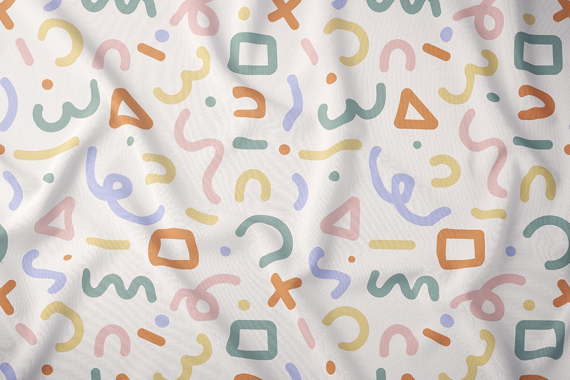 柔和色彩游乐场涂鸦图案素材 Pastel Playground Doodle Pattern插图2 柔和色彩游乐场涂鸦图案素材 Pastel Playground Doodle Pattern