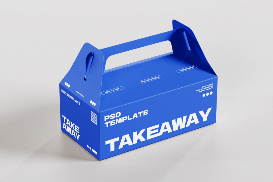 外卖食品包装模型样机 (PSD)插图3 外卖食品包装模型样机 (PSD)
