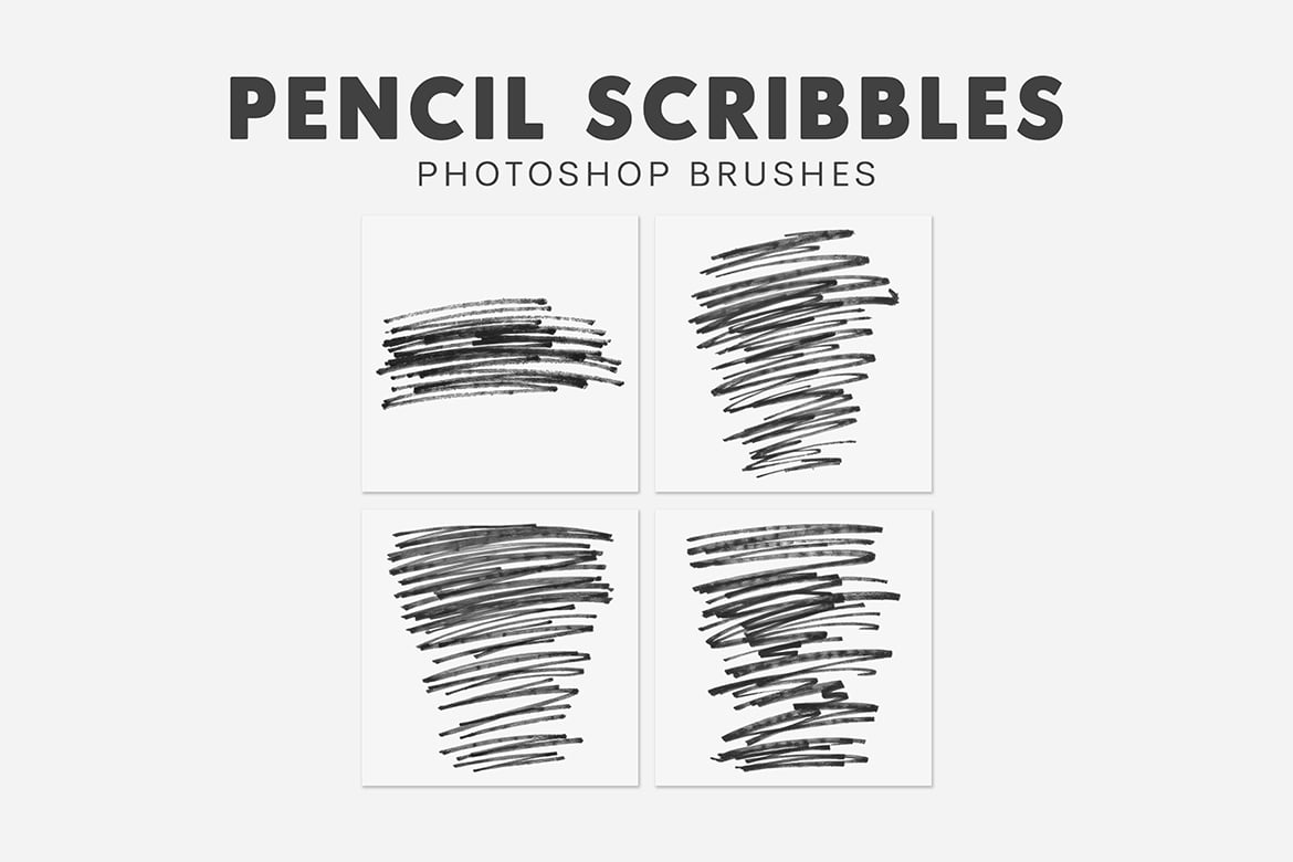 20款铅笔涂鸦手绘笔刷素材 20 Pencil Scribbles Brushes插图3 20款铅笔涂鸦手绘笔刷素材 20 Pencil Scribbles Brushes