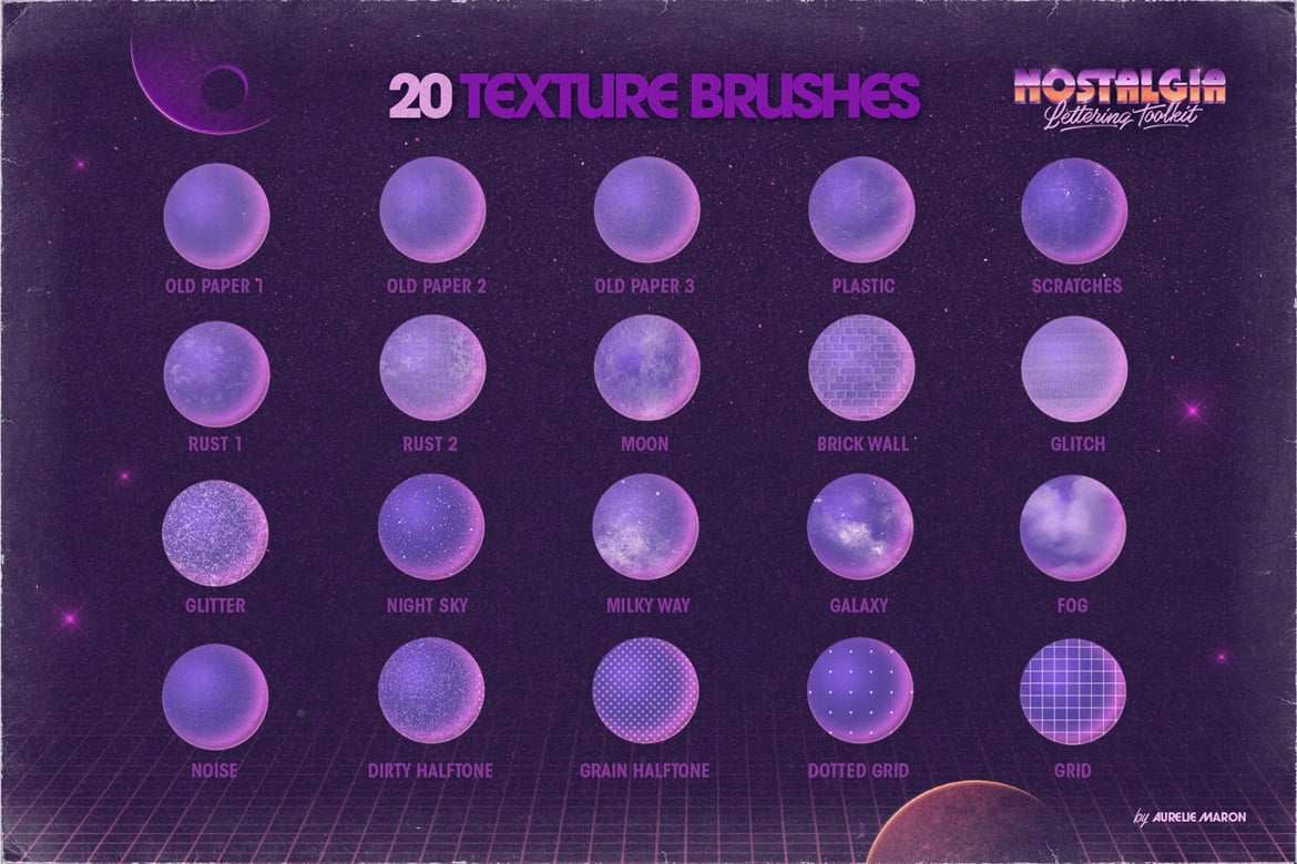 复古怀旧字迹工具包笔刷 Nostalgia Lettering Toolkit插图7 复古怀旧字迹工具包笔刷 Nostalgia Lettering Toolkit