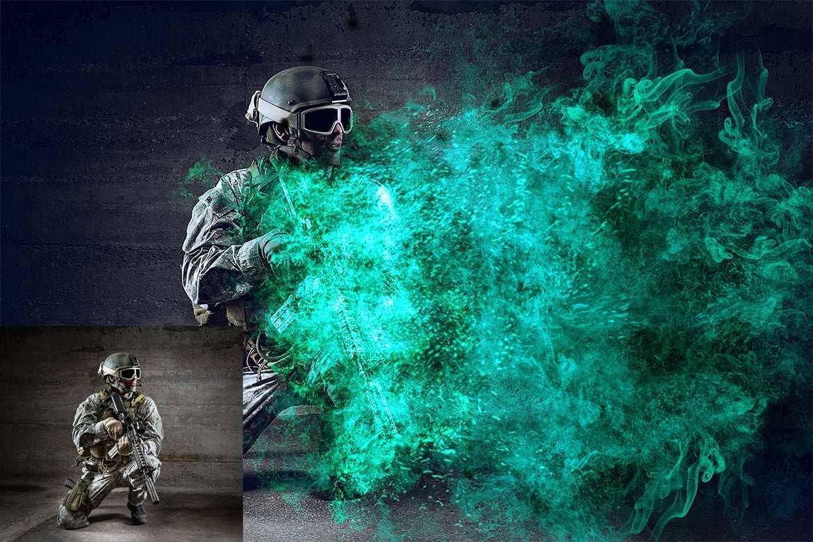 火焰灰烬特效Photoshop动作 Fire & Ashes Photoshop Action插图1 火焰灰烬特效Photoshop动作 Fire & Ashes Photoshop Action