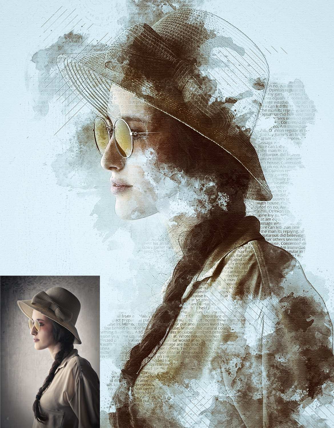 创意艺术风格Photoshop动作 CreativeArt 2 Photoshop Action插图4 创意艺术风格Photoshop动作 CreativeArt 2 Photoshop Action