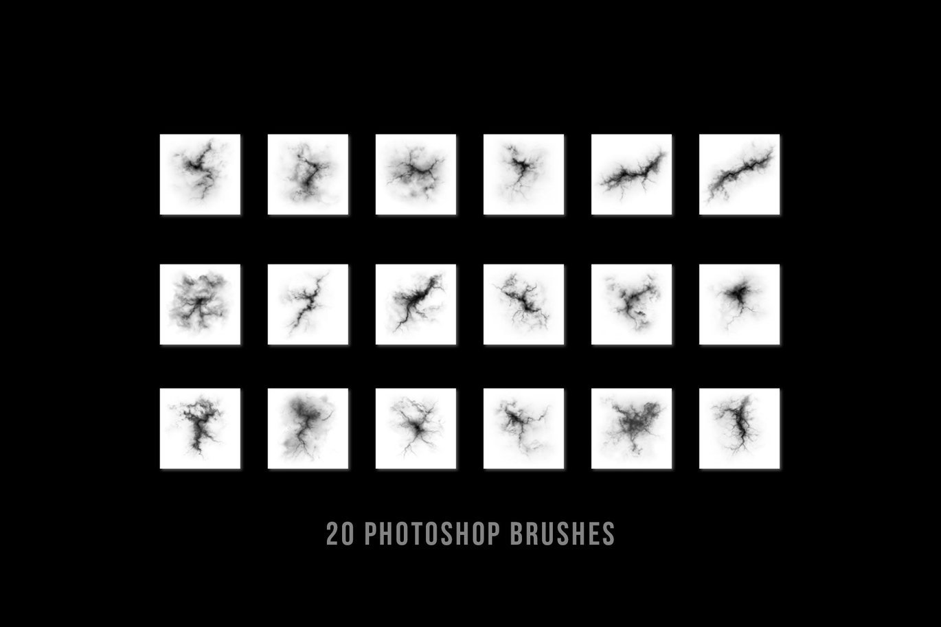 雷电闪电特效Photoshop笔刷 Thunder Lightning Effects Photoshop Brushes插图2 雷电闪电特效Photoshop笔刷 Thunder Lightning Effects Photoshop Brushes