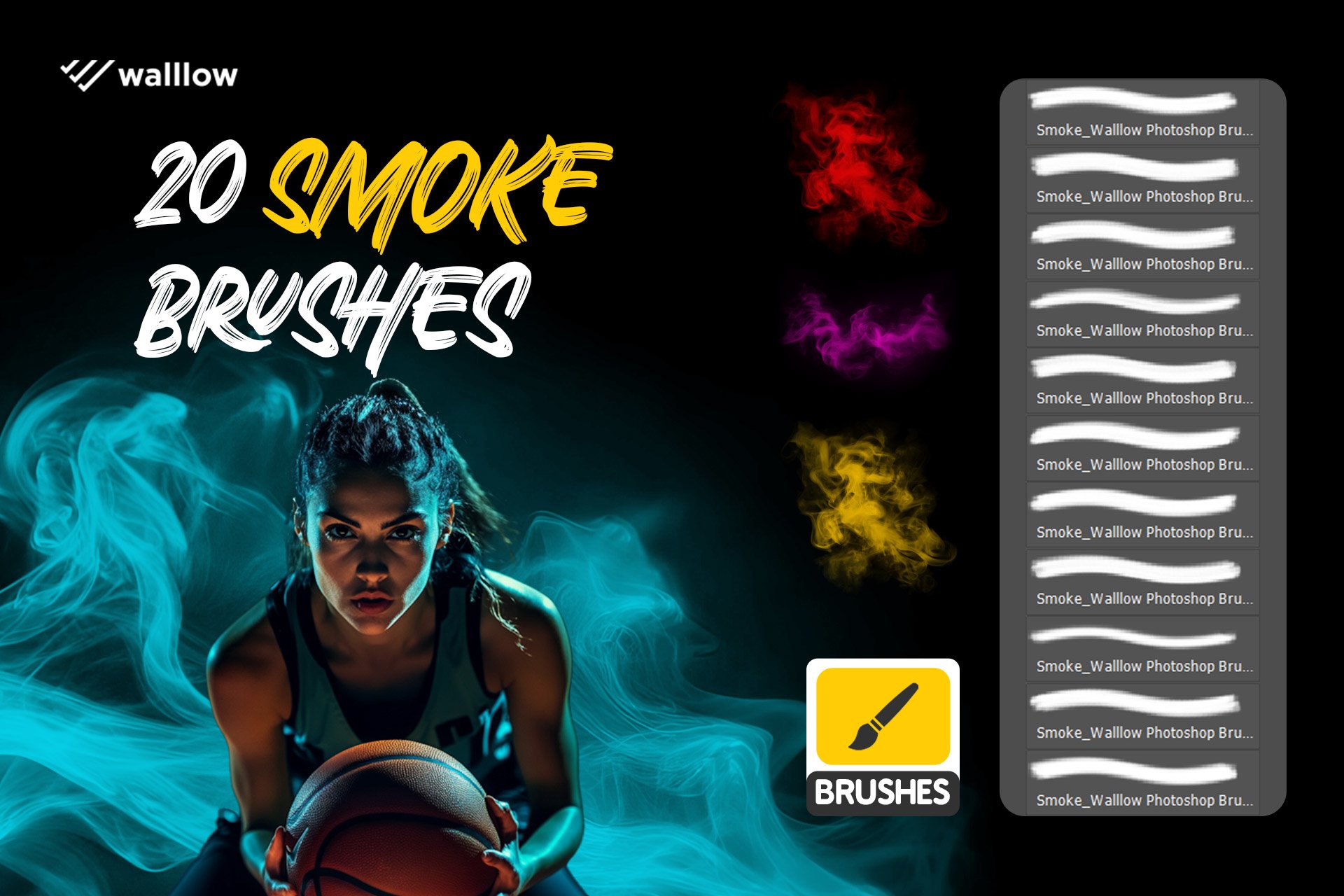 逼真烟雾效果Photoshop笔刷 Realistic Smoke Effect Photoshop Brushes插图 逼真烟雾效果Photoshop笔刷 Realistic Smoke Effect Photoshop Brushes