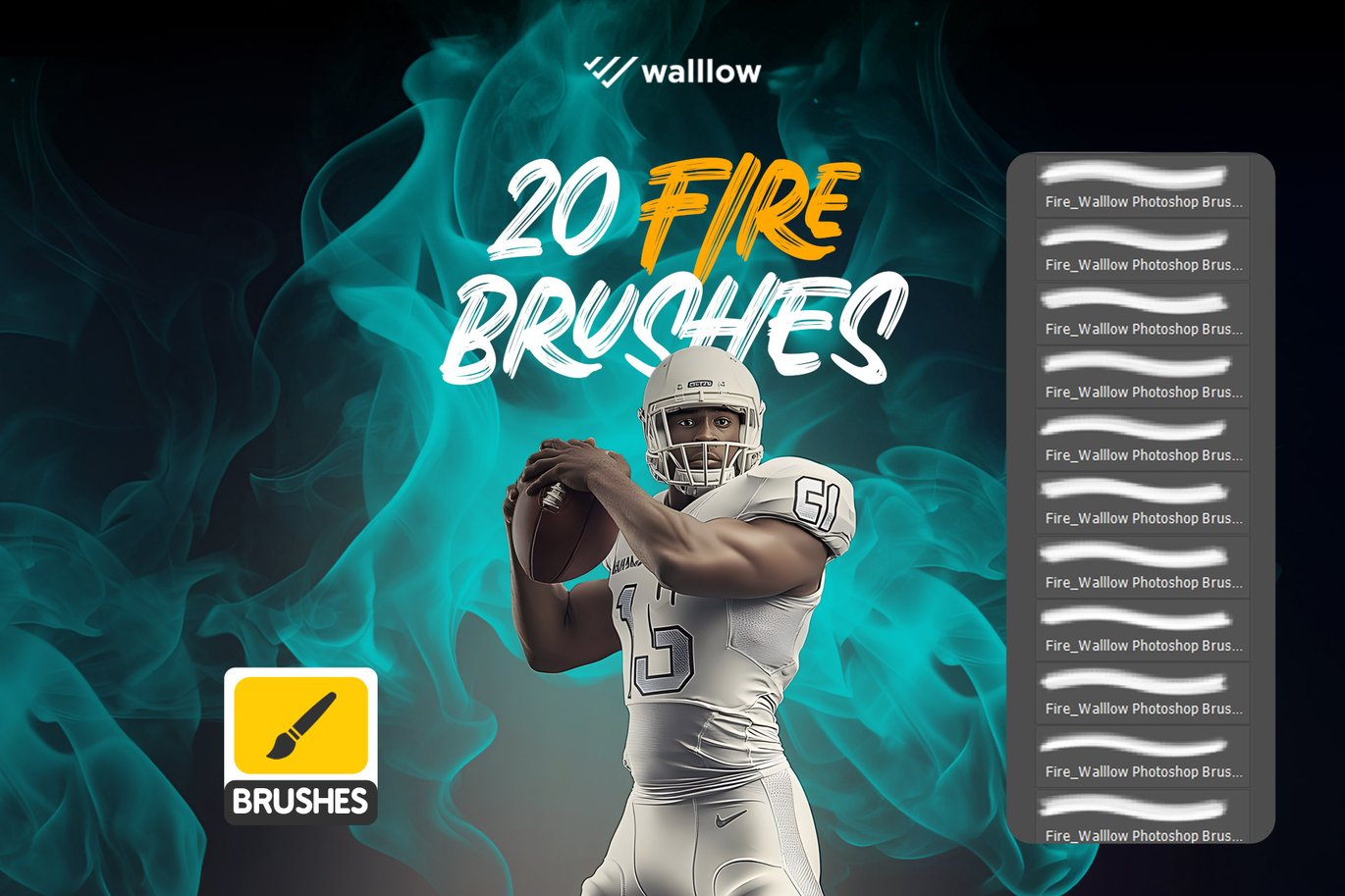 20款火焰烟雾特效Photoshop笔刷 20 Fire Flame And Smoke Photoshop Brushes插图1 20款火焰烟雾特效Photoshop笔刷 20 Fire Flame And Smoke Photoshop Brushes