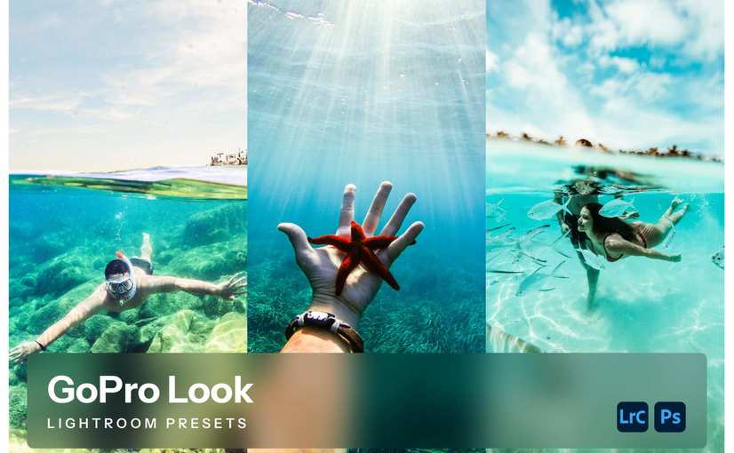 运动相机GoPro风格Lightroom预设和PS动作 GoPro Look Lightroom Presets