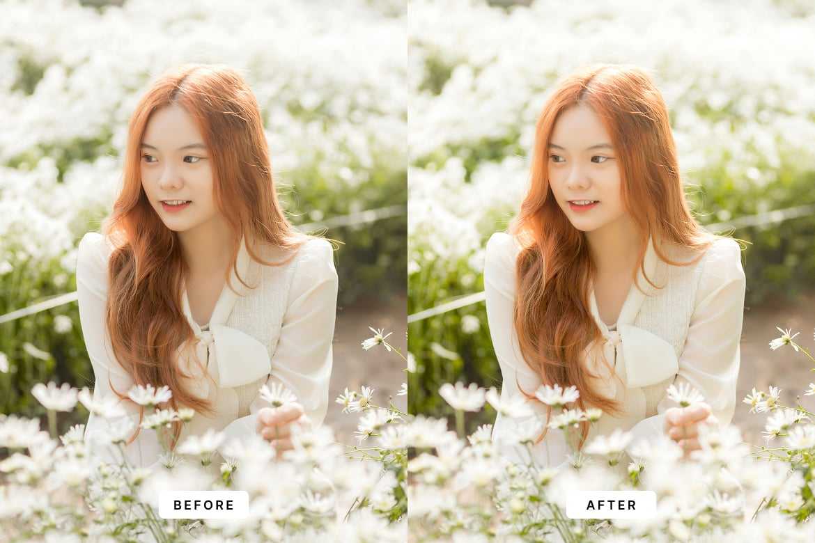 梦幻柔光人像Lightroom预设和PS动作 Dreamy Light Lightroom Presets插图2