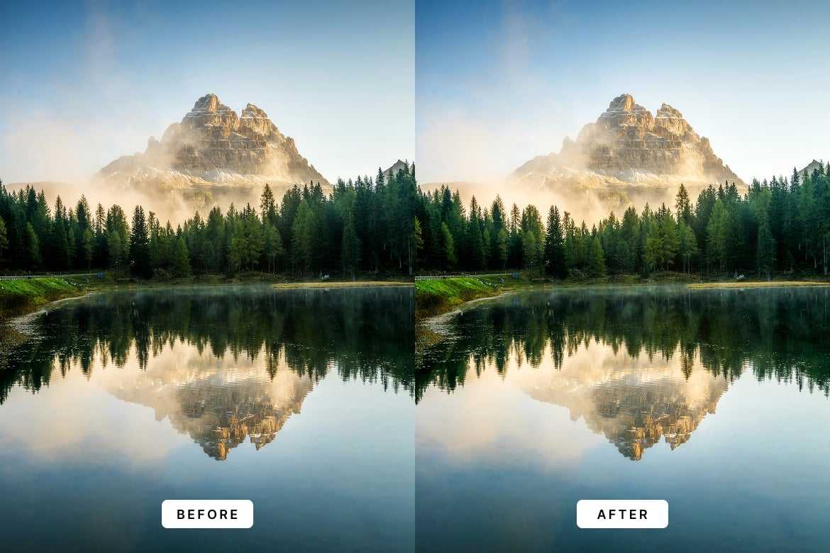自然风景调色Lightroom预设和PS动作 Landscape Lightroom Presets插图2