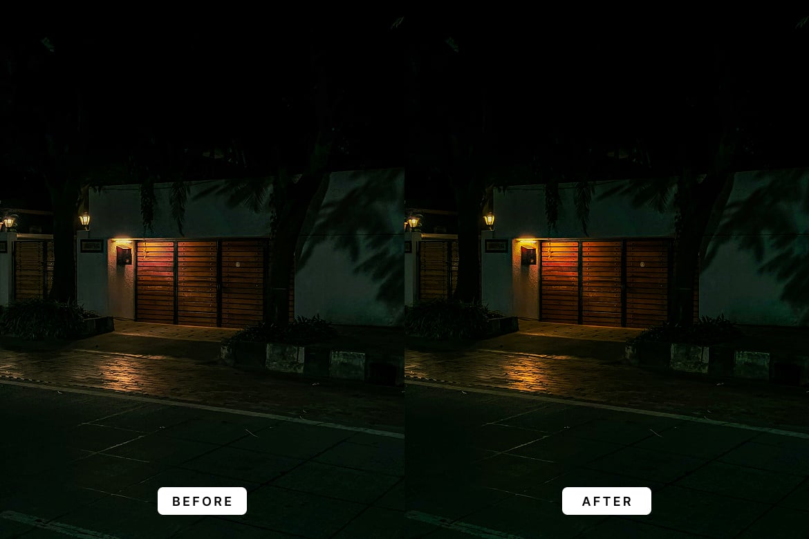 夜间日常氛围Lightroom预设和PS动作 After House Lightroom Presets插图3