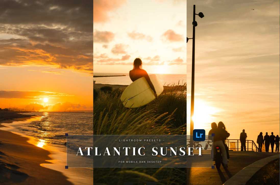 大西洋日落暖调Lightroom预设 Atlantic Sunset Lightroom Presets插图 大西洋日落暖调Lightroom预设 Atlantic Sunset Lightroom Presets