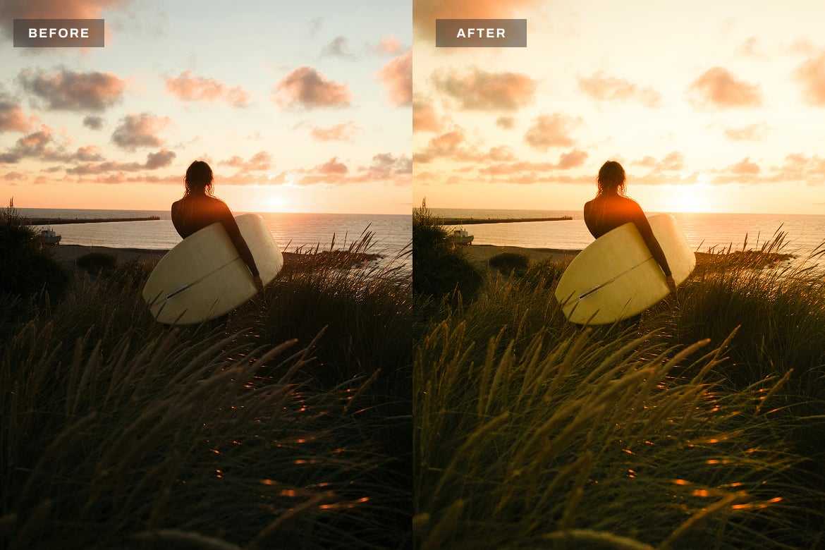 大西洋夕阳色彩Lightroom预设 Atlantic Sunset Lightroom Presets插图2 大西洋夕阳色彩Lightroom预设 Atlantic Sunset Lightroom Presets