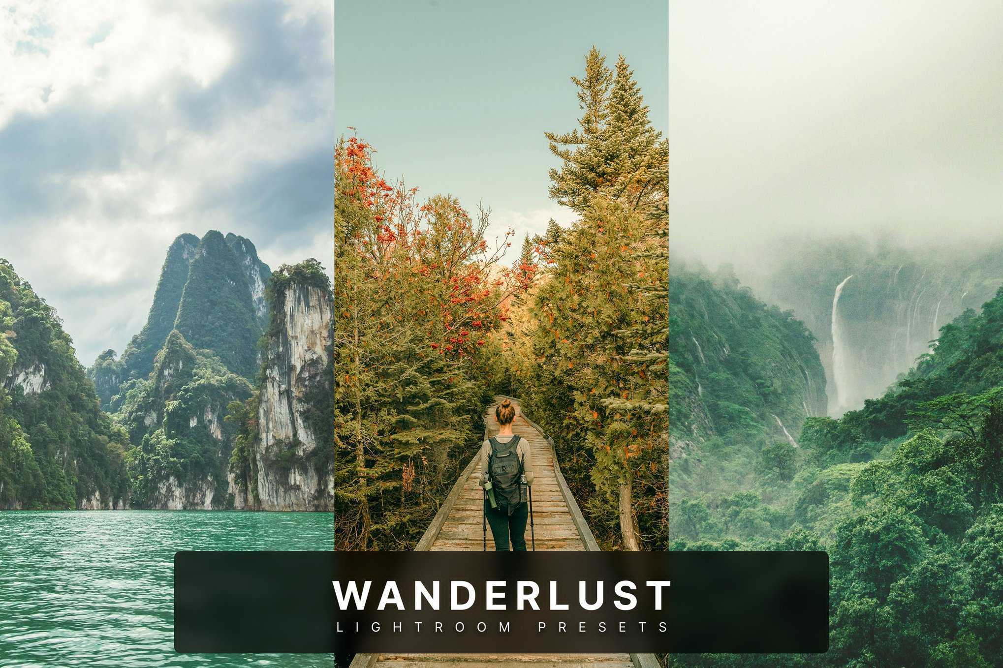 旅行漫游风景Lightroom预设 Wanderlust Lightroom Presets插图 旅行漫游风景Lightroom预设 Wanderlust Lightroom Presets