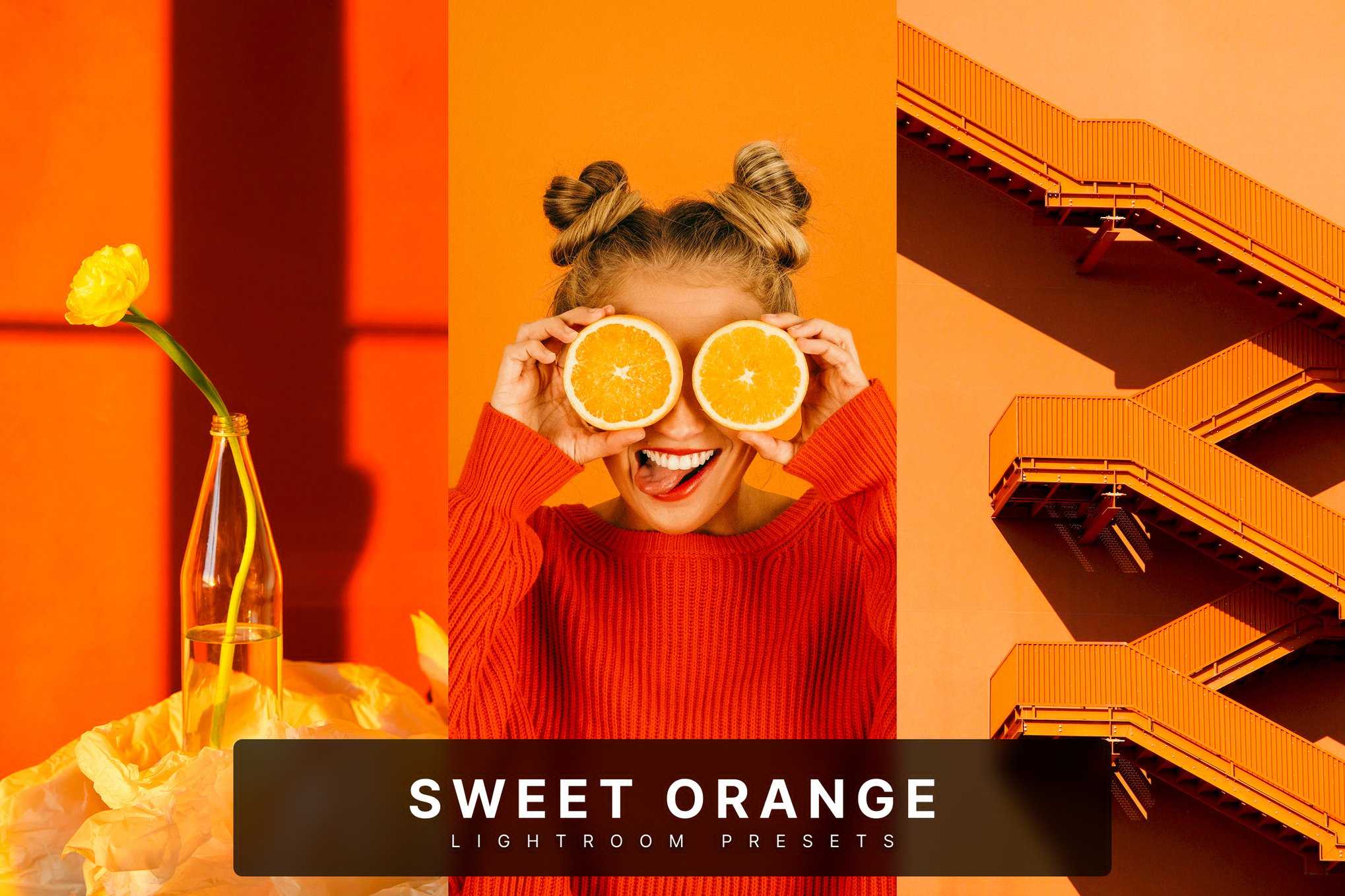 甜美橙色调Lightroom预设 Sweet Orange Lightroom Presets插图 甜美橙色调Lightroom预设 Sweet Orange Lightroom Presets