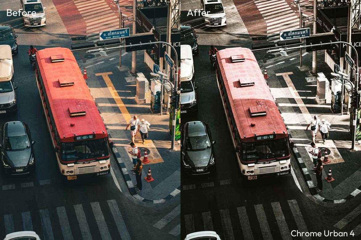 都市铬金属感桌面与移动端预设 Chrome Urban Desktop & Mobile Presets