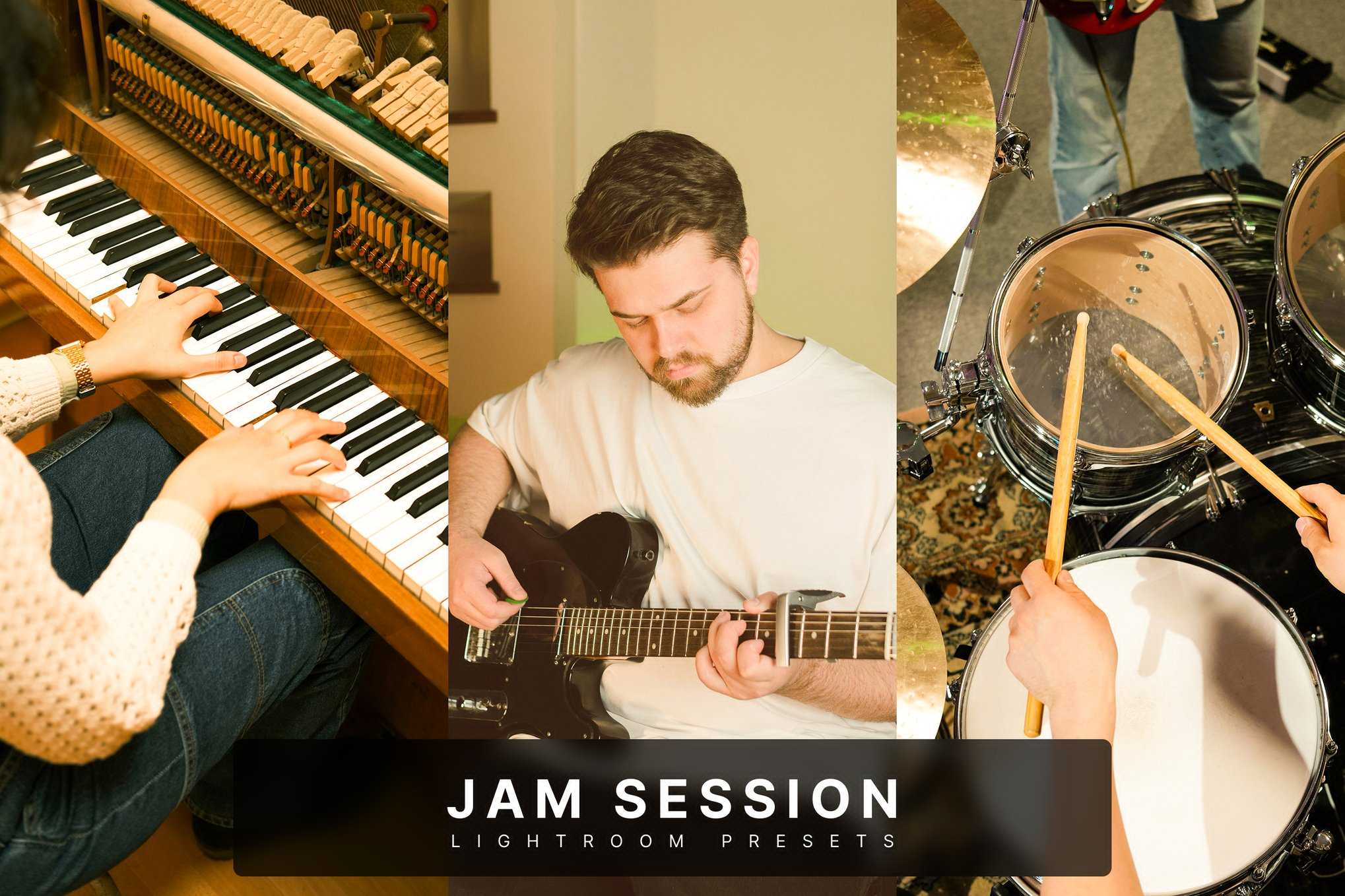 音乐创作场景Lightroom预设 Jam Session Lightroom Presets