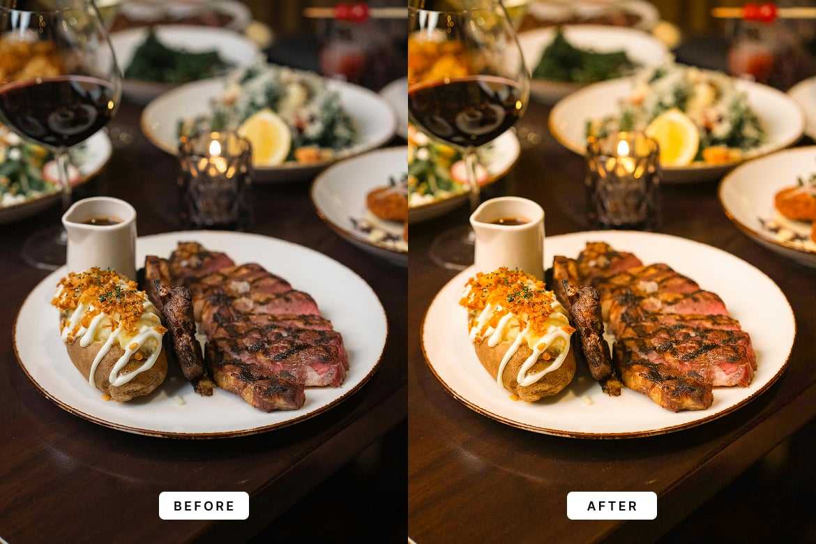 牛排美食摄影Lightroom预设 Steak Food Lightroom Presets