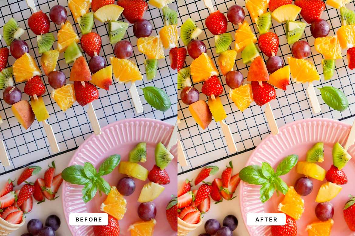 健康水果美食Lightroom预设 Healthy Fruits Lightroom Presets插图2 健康水果美食Lightroom预设 Healthy Fruits Lightroom Presets