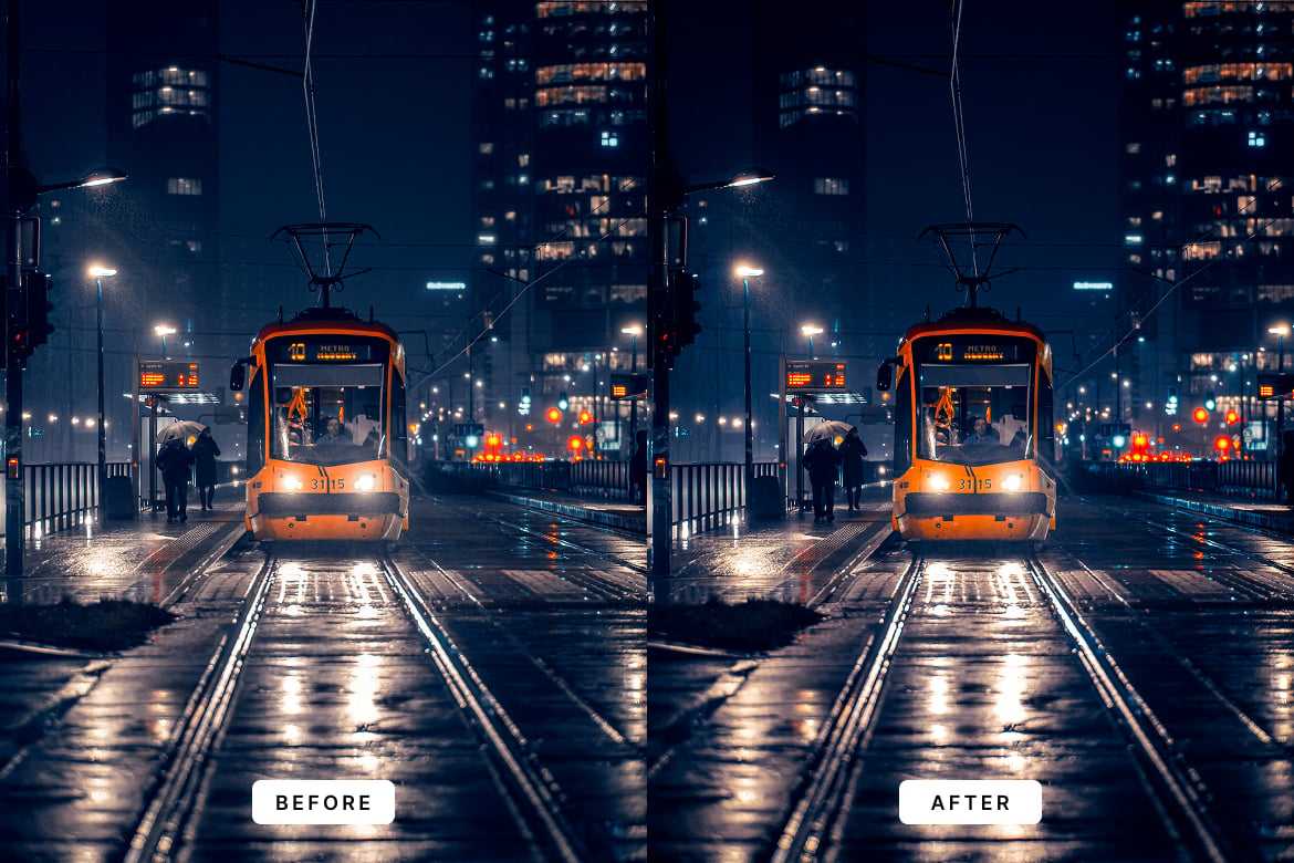 地铁夜色都市Lightroom预设 Metro Night Lightroom Presets