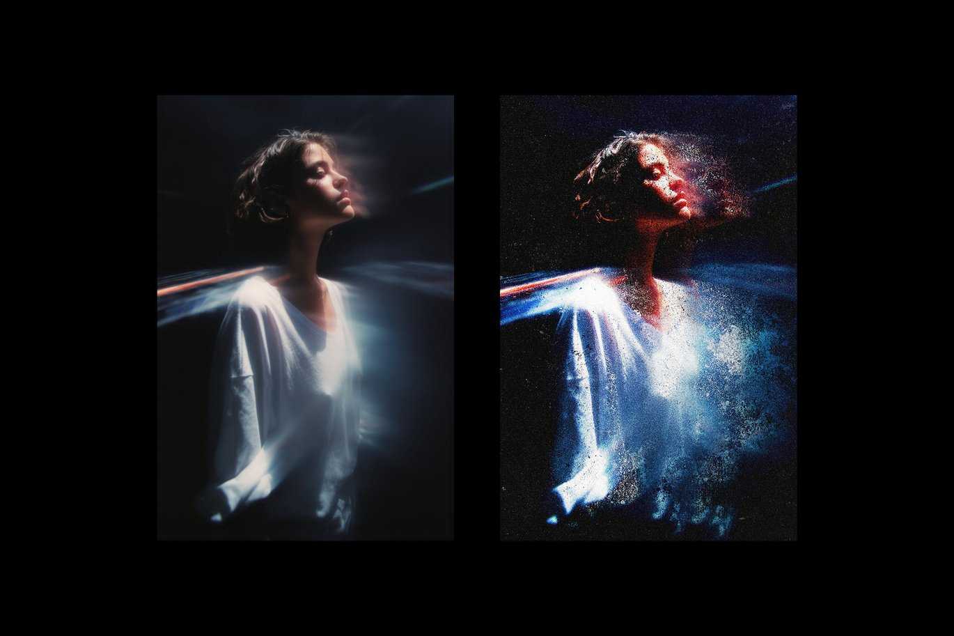 故障扭曲印刷文字效果图层样式 Bad Distorted Print Effect插图2 故障扭曲印刷文字效果图层样式 Bad Distorted Print Effect