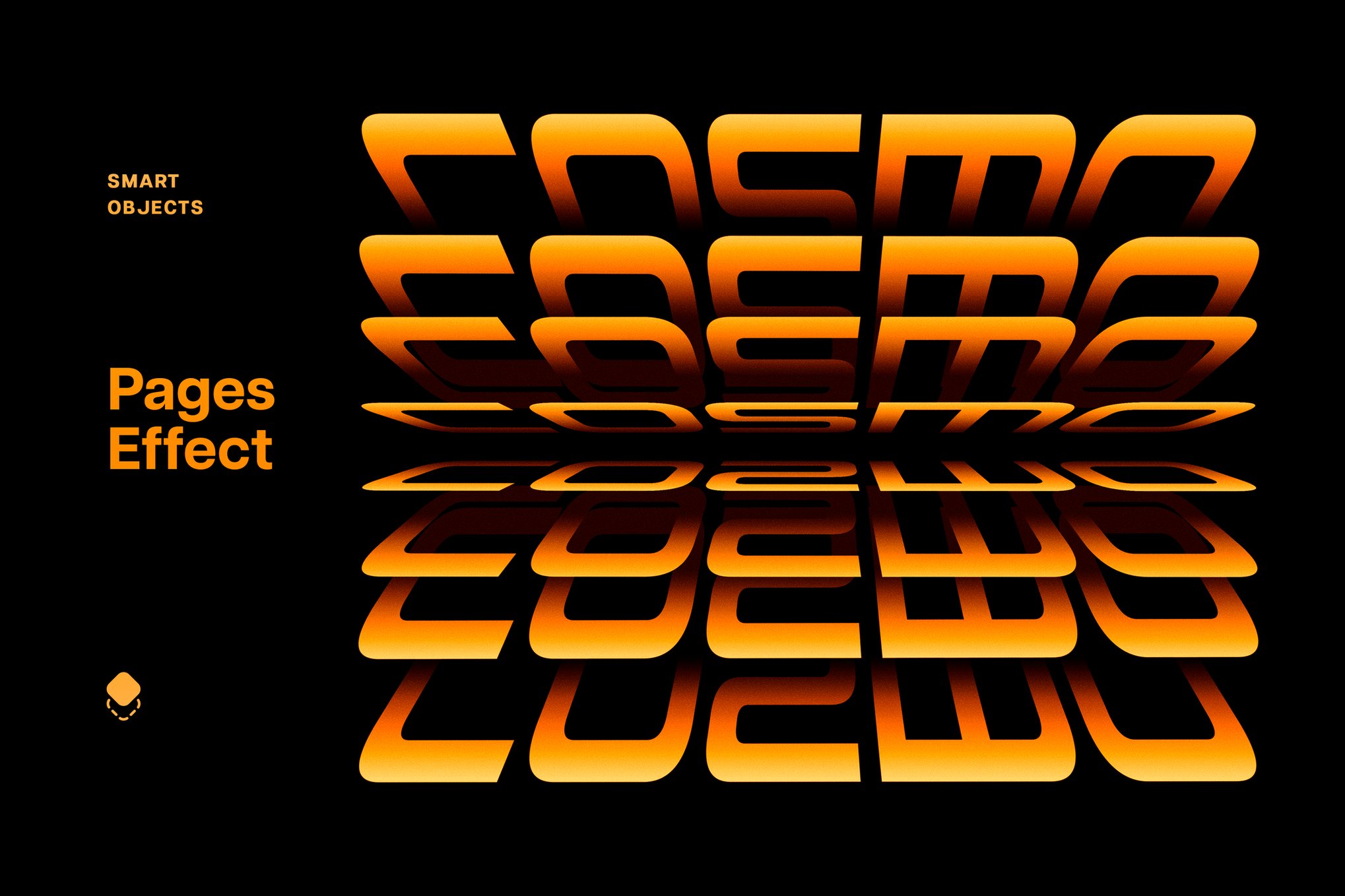 分层书页文字效果图层样式 Layered Pages Text Effect