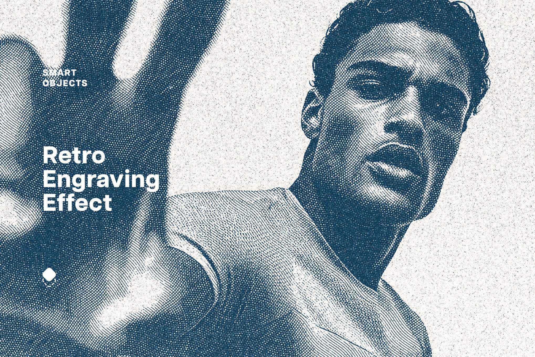 复古雕刻照片效果图层样式 Retro Engraving Photo Effect