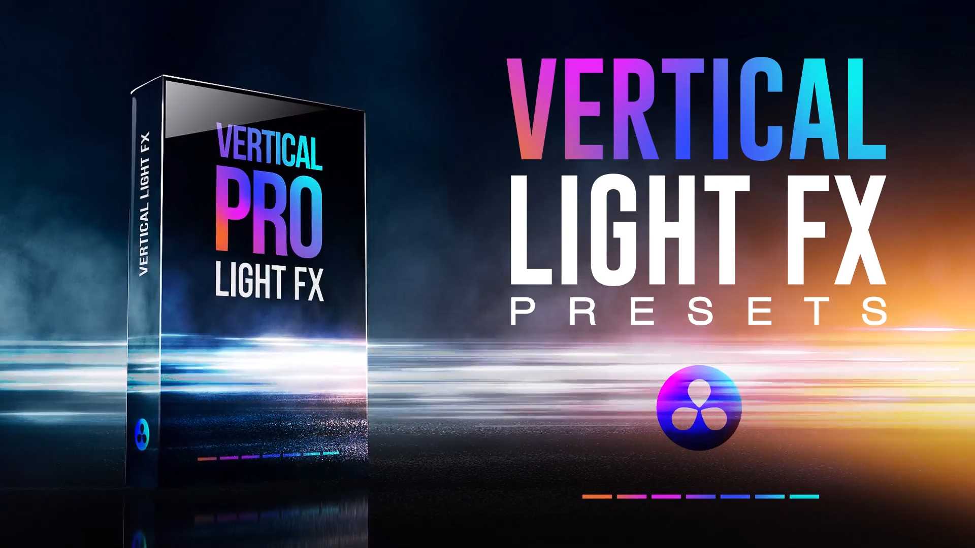 竖屏光效转场达芬奇模板 Vertical Light FX Transitions For DaVinci Resolve