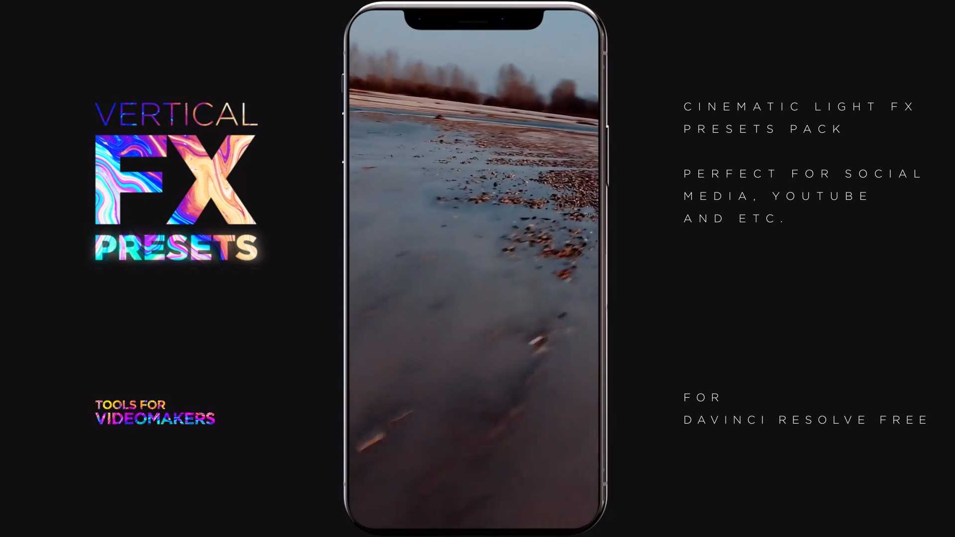 竖屏光效转场达芬奇模板 Vertical Light FX Transitions For DaVinci Resolve