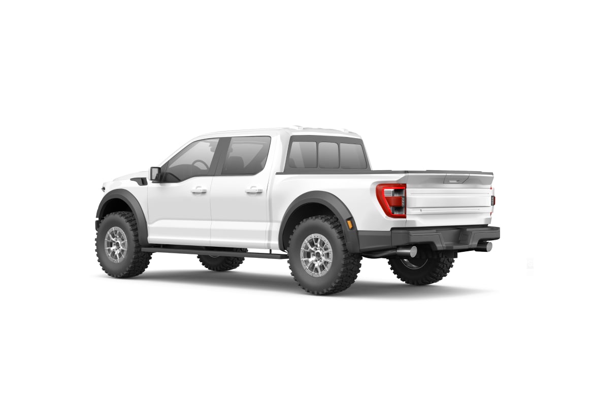 皮卡汽车运输展示样机模型 Pickup Mockup