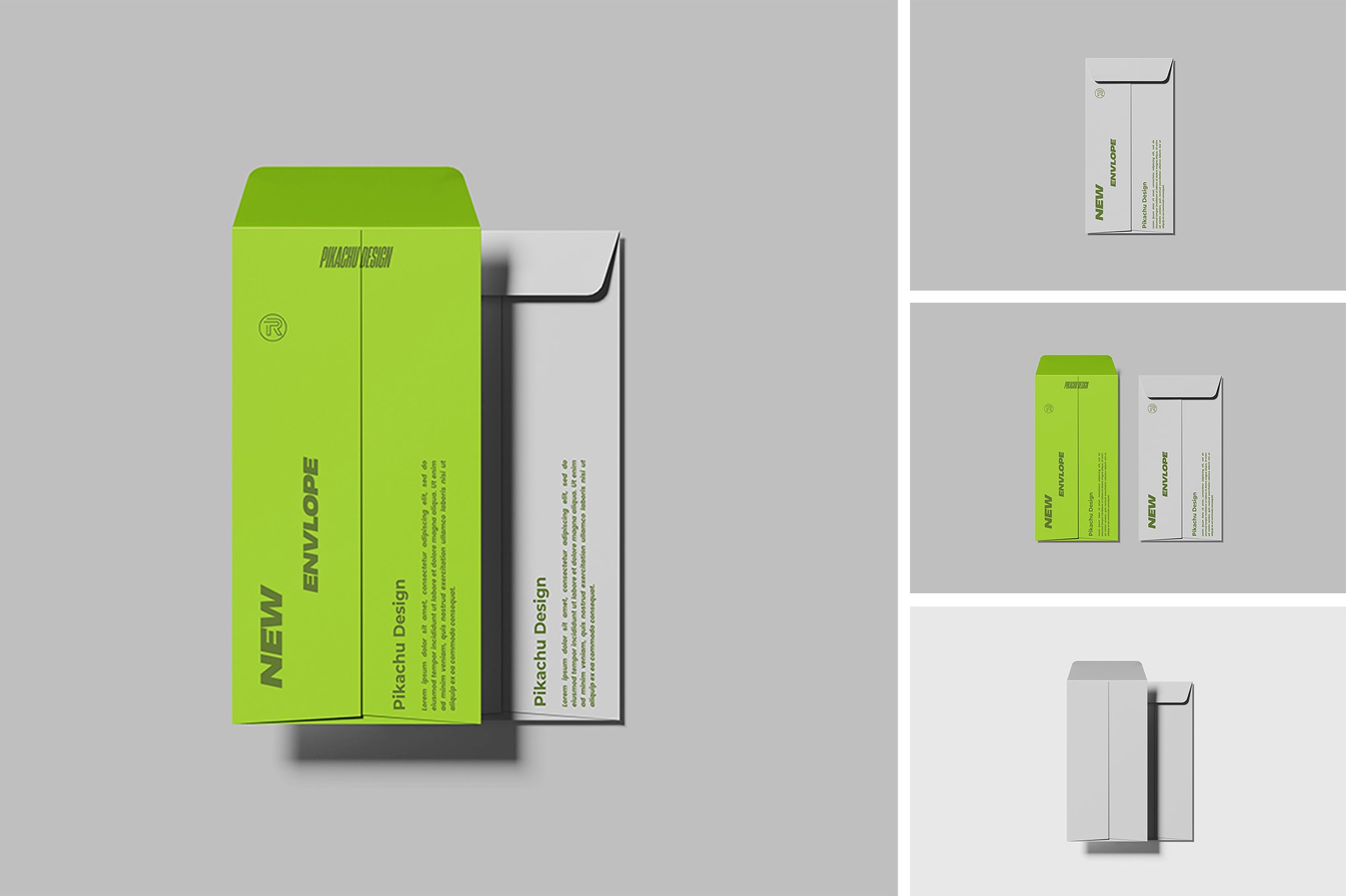 DL尺寸产品手册信封样机 DL Catalog Envelope Mockup