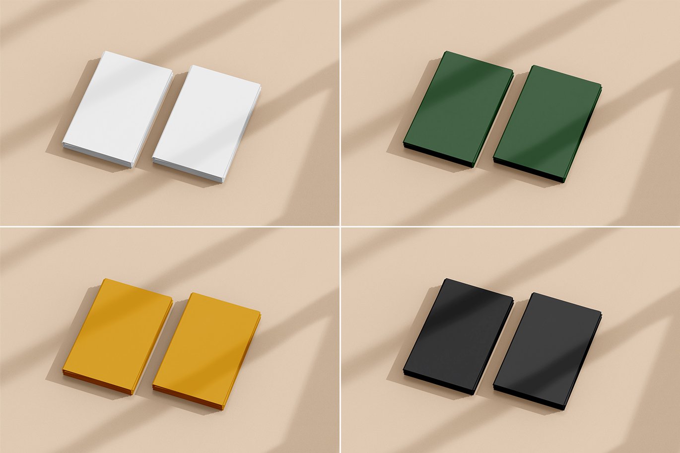 新版名片设计展示样机 New Business Card Mockup