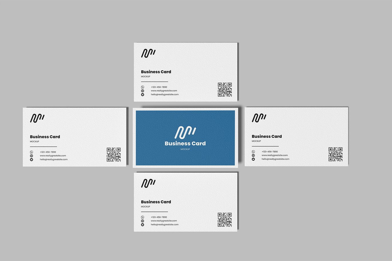 商务名片展示样机 Business Card Mockup