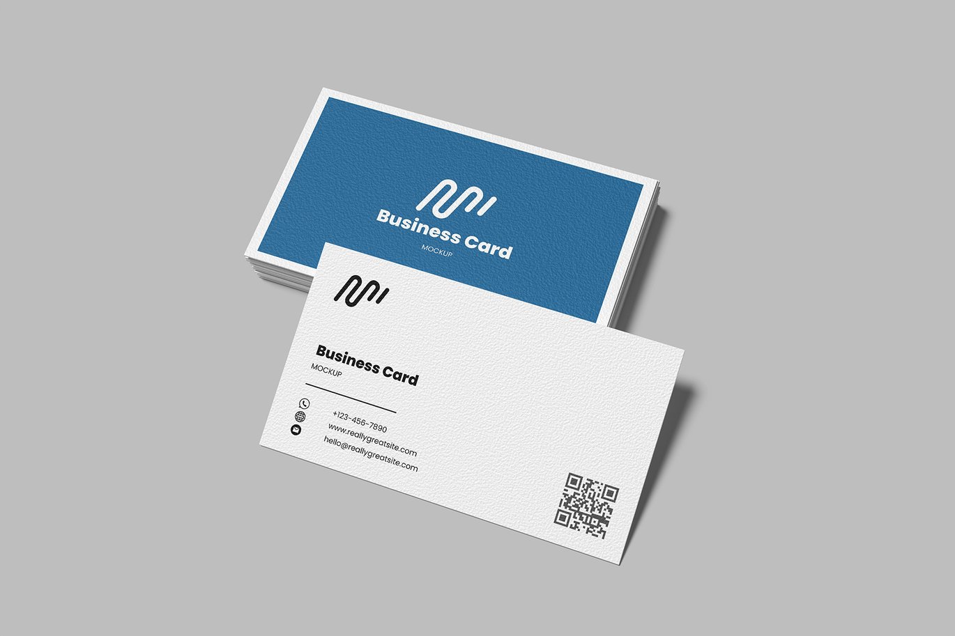 商务名片展示样机 Business Card Mockup