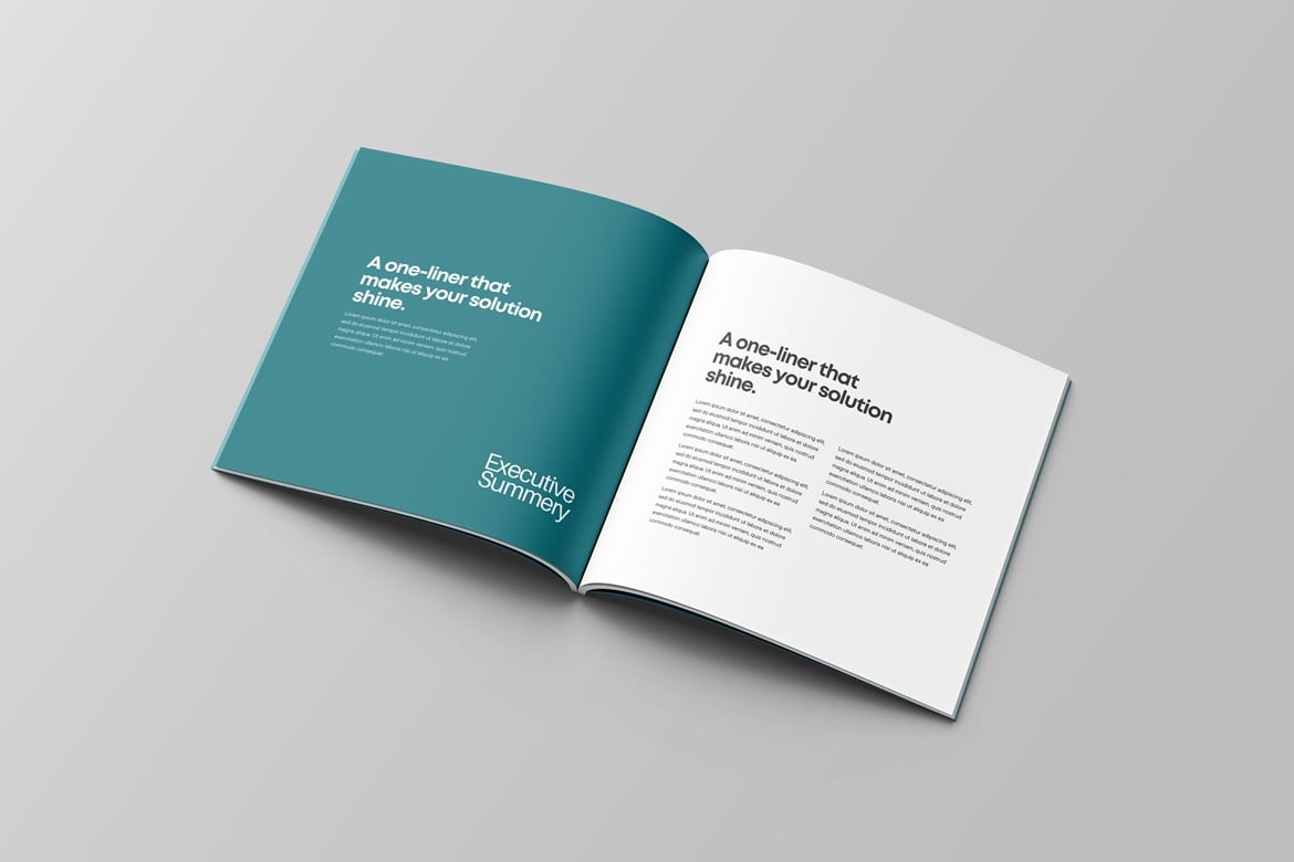 方形书籍杂志设计样机 Square Book Mockup