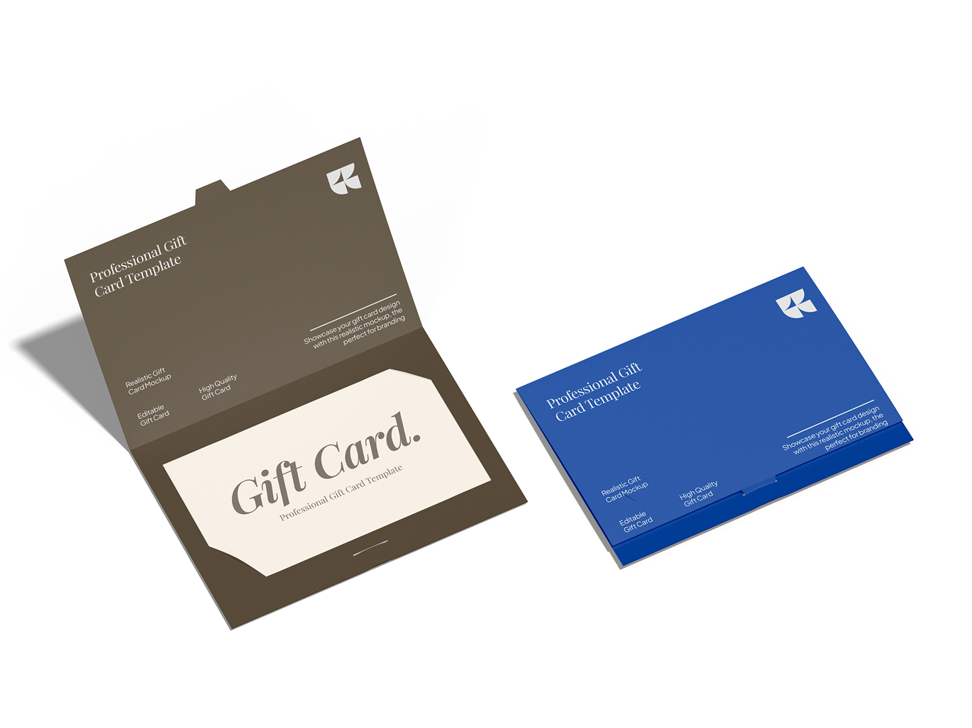 礼品卡设计展示样机 Gift Card Mockup